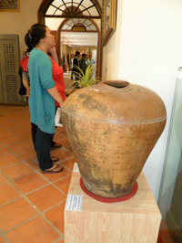 Exhibition of old jars in Ho Chi Minh City